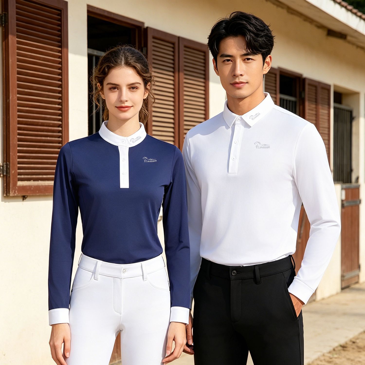 Cycling Gear Apparel - Koszula jeździecka z długim rękawem dla