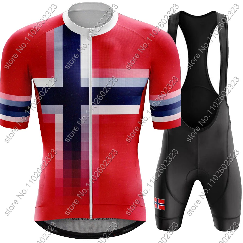 Cycling Gear Sale - 2024 Norway kolarska koszulka narodowa zestaw