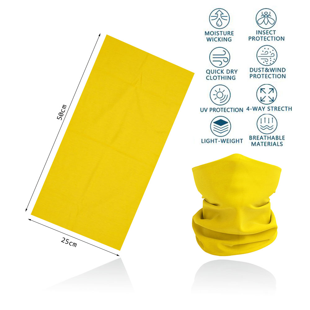 Żółta rurka chustka na zewnątr – Yellow Cycling Gear recenzja i cena