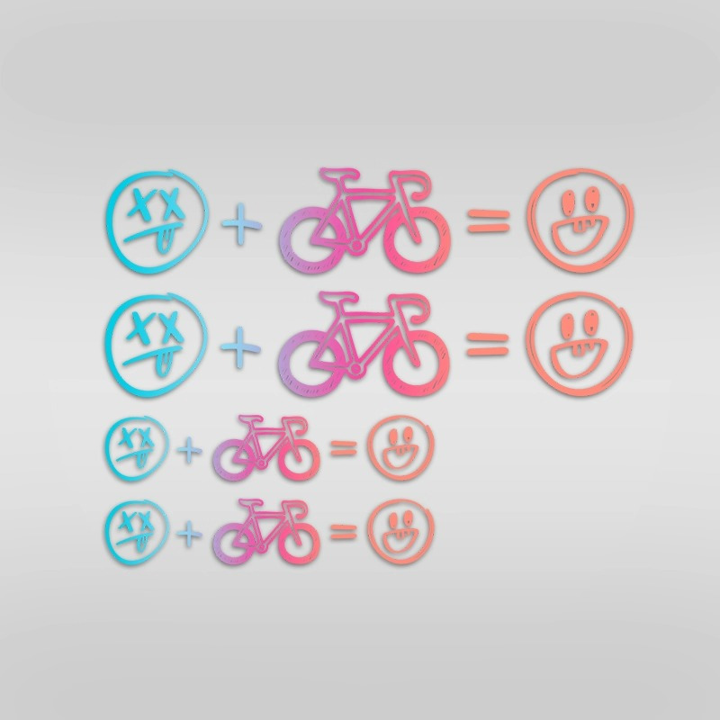 4 szt. Naklejki na rower z wes – Cycling Gear Sale recenzja i cena