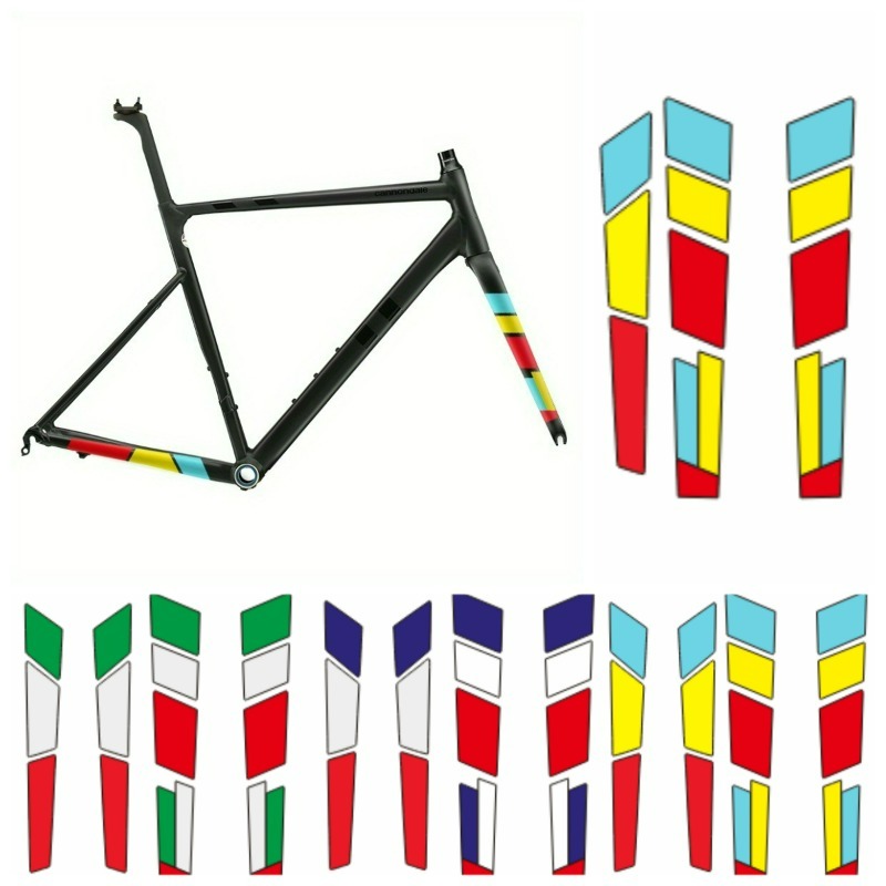 14 szt. 2D 3-kolorowe naklejki – Cycling Gear Sale recenzja i cena