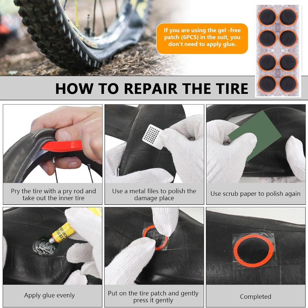 Zestaw do naprawy opon rowerow – Bike Tube Repair Kit recenzja i cena
