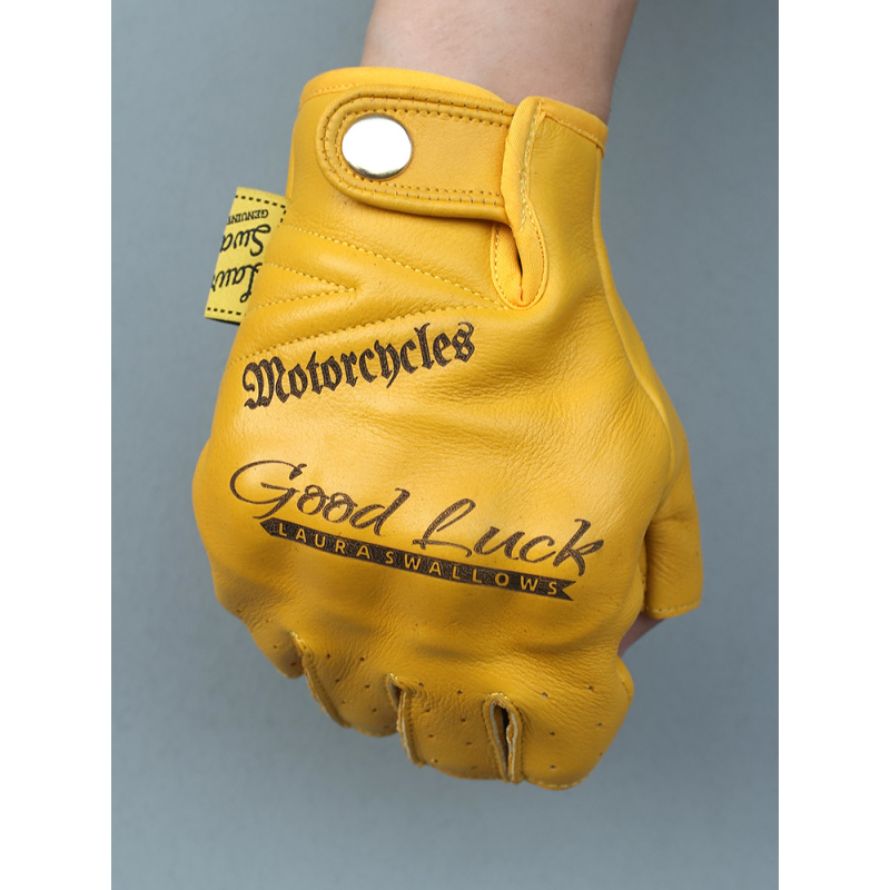Letnie żółte skórzane rękawice – Yellow Cycling Gear recenzja i cena